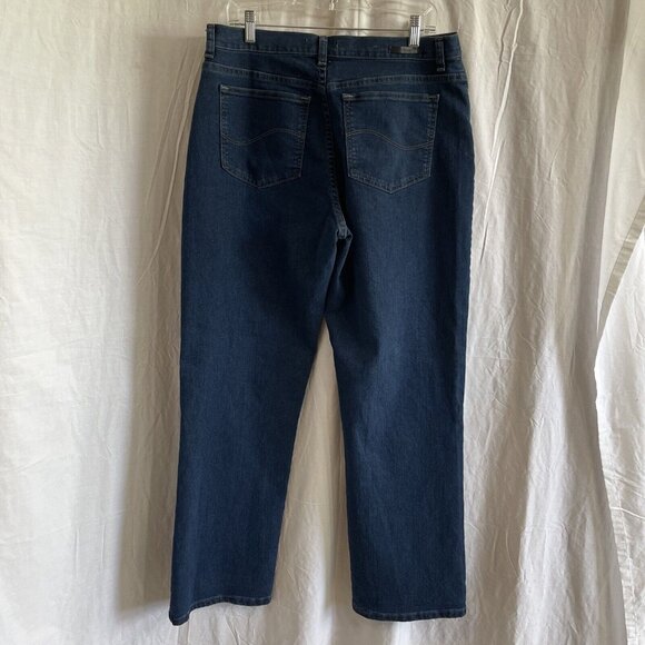Lee Womens Relaxed Fit Five Pocket Straight Leg Jeans Size 14 - Picture 3 of 9